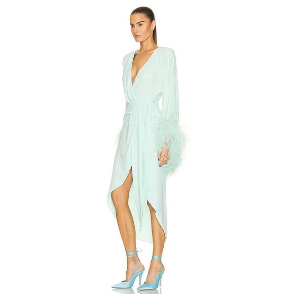 NERVI Donna Solid Dress in Green Mint NWT Size 4 - Picture 3 of 9